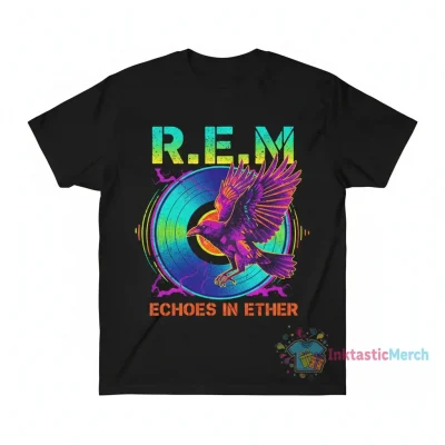 REM Vintage Vinyl Band Tee - Black