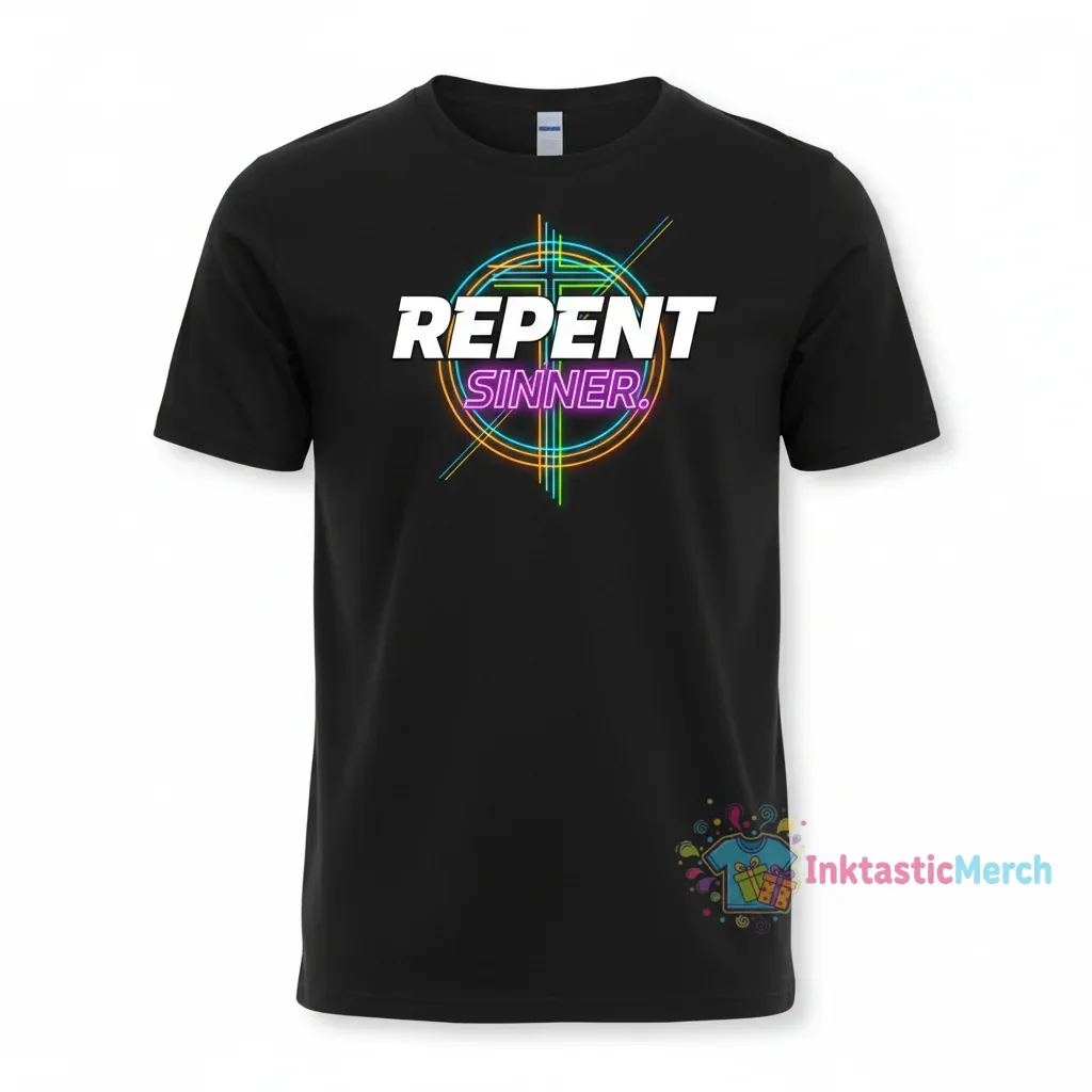 Repent Sinner Holy Tee | Men's Heavyweight | Black 1 Repent Sinner Holy Tee | Men's Heavyweight | Black
