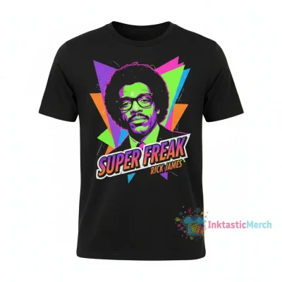 Rick James Super Freak Vintage Heavyweight T-Shirt - Men's Size S, Black