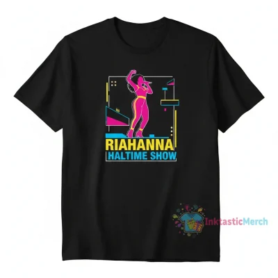 Rihanna Super Bowl 2023 Halftime Show Shirt - Black Men's Heavyweight Tee