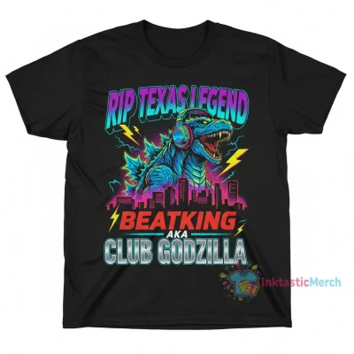 Rip Texas Legend Beatking Aka Club Godzilla Shirt