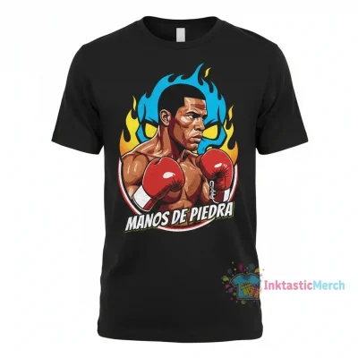 Roberto Duran T-Shirt - Boxing Shirt Superstore - Featuring Gervonta Shirt Men's Heavyweight T-shirt
