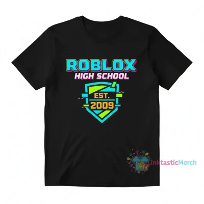 Roblox High School Est 2009 T-Shirt | Retro Gaming Apparel