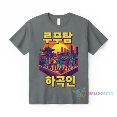 Rooftop Koreans Men's Heavyweight T-Shirt - Sport Grey