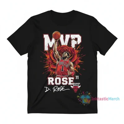 Derrick Rose Chicago Bulls MVP 11 Signature T-Shirt