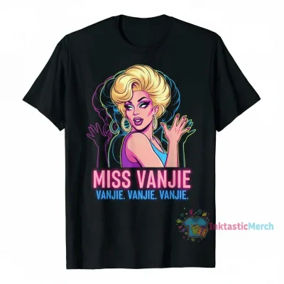 RuPaul Drag Race Miss Vanjie Classic Tee - Men's Heavyweight S Black