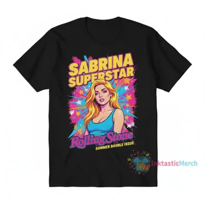 Sabrina Carpenter Rolling Stone Summer Double Issue Cover T-Shirt