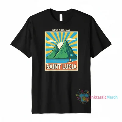 Saint Lucia T-Shirts Men's Heavyweight T-shirt
