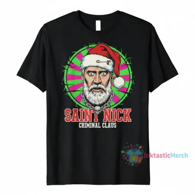 Saint Nick Nicolas Cage Christmas Shirt