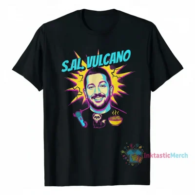 Sal Vulcano Impractical Jokers Men's Heavyweight T-Shirt - Black, Size S