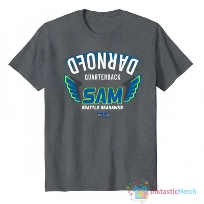 Sam Darnold Seattle Seahawks QB Player Name Invert T-Shirt