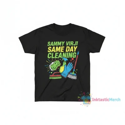 Sammy Virji Same Day Cleaning T-Shirt | Durable & Comfortable