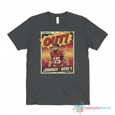 San Francisco 49ers Jauan Jennings Week 5 "Ruled Out" T-Shirt