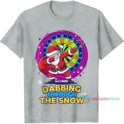 Santa Claus Dabbing Darts Christmas Shirt