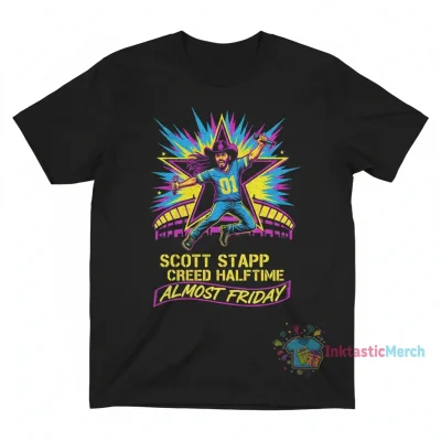 Scott Stapp Creed 2001 Dallas Cowboys Half-Time Show Almost Friday T-Shirt