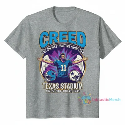 Scott Stapp The Greatest Halftime Show Ever Creed Texas Stadium T-Shirt