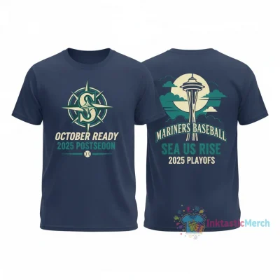 Seattle Mariners 2025 October Ready Postseason T-Shirt