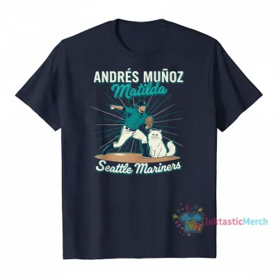 Seattle Mariners Baseball Andrés Muñoz Signature Shirt: Embrace the Spirit of the Game