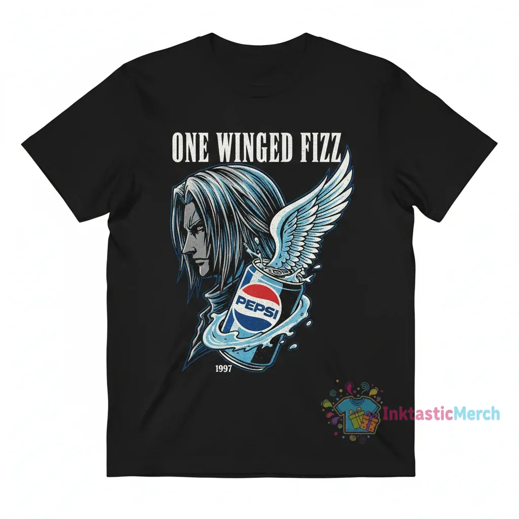 Sephiroth Final Fantasy VII x Pepsi Graphic T-Shirt 1 Sephiroth Final Fantasy VII x Pepsi Graphic T-Shirt