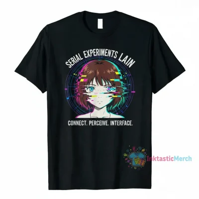 Serial Experiments Lain Heavyweight T-Shirt - Men's Small, Black