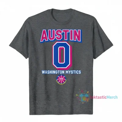 Shakira Austin #0 Washington Mystics WNBA Jersey T-Shirt