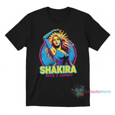 Shakira Vintage Heavyweight Tee - Black