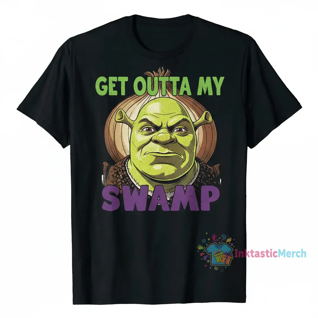 Shrek Meme Heavyweight Tee | Black 1 Shrek Meme Heavyweight Tee | Black