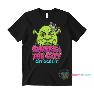 Shrek & The City Funny Meme Face Classic T-Shirt for Men