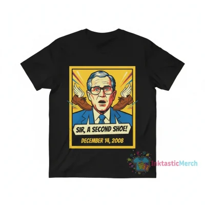 George W. Bush Shoe Throwing Incident: A Bold Statement Shirt