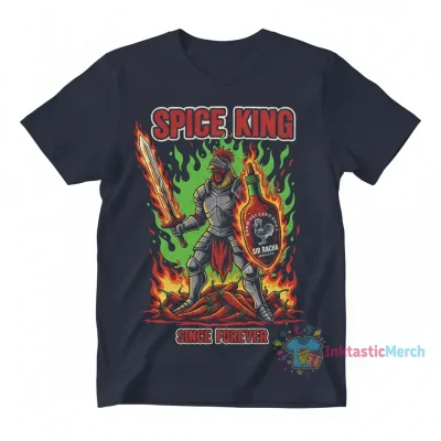 Sir Racha Sriracha Medieval T-Shirt for Men & Women - Unique Graphic Tee