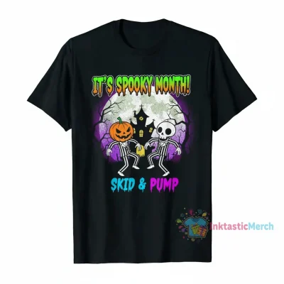 Skid and Pump It's Spooky Month T-Shirt | Halloween Fan Apparel