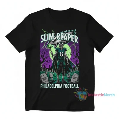 Slim Reaper DeVonta Smith Philadelphia Eagles Graveyard Tee