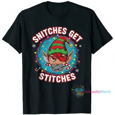 Snitches Get Stitches Elf Sweater