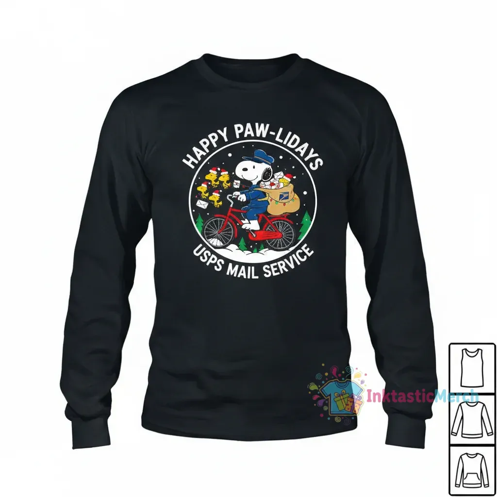 Snoopy x USPS Christmas Sweater 1 Snoopy x USPS Christmas Sweater