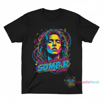 Sombr Artist T-Shirt, Sombr Singer Indie Aesthetic Graphic Tee, Sombr Merch for Fans Men's Heavyweight T-shirt