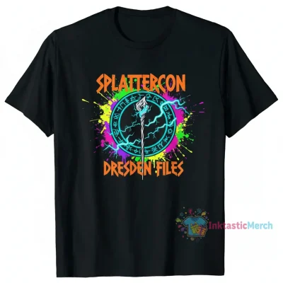 Dresden Files SplatterCon Men's Heavyweight T-Shirt - Black, Size S