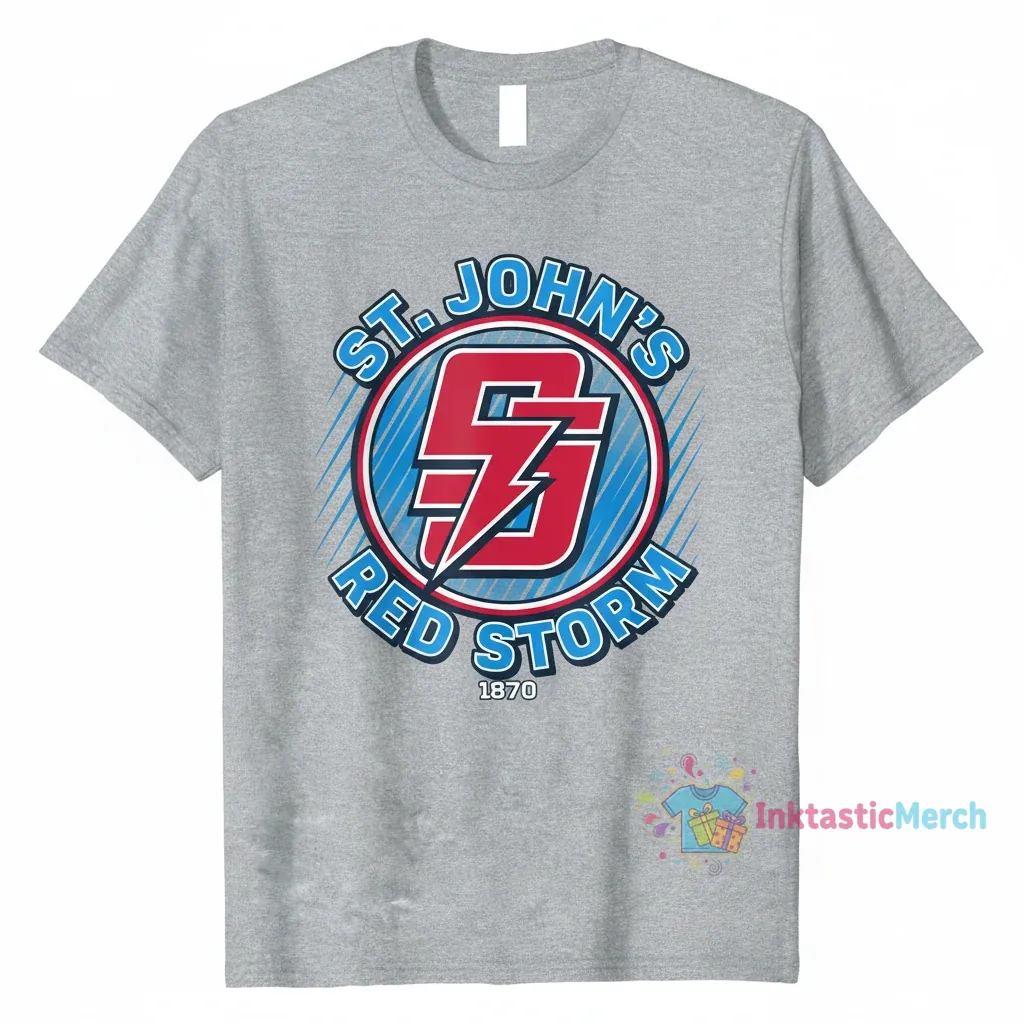 St. John's Red Storm Logo T-Shirt 1 St. John's Red Storm Logo T-Shirt