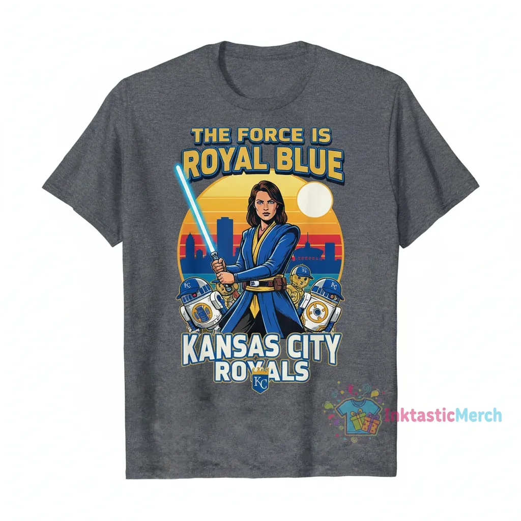 Star Wars Come to the Kansas City Royals Side Shirt 1 Star Wars Come to the Kansas City Royals Side Shirt