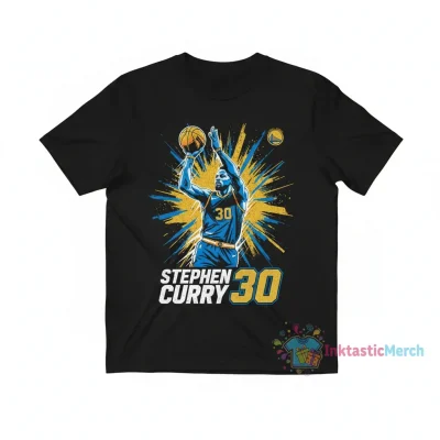 Steph Curry Golden State Warriors Basketball Signature Silhouette T-Shirt