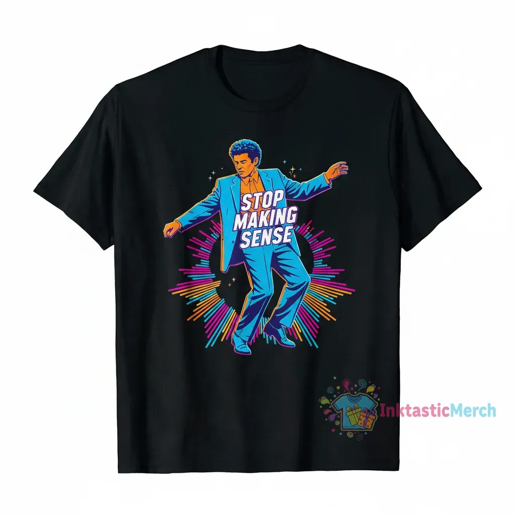 David Byrne Stop Making Sense T-Shirt | Black S 1 David Byrne Stop Making Sense T-Shirt | Black S