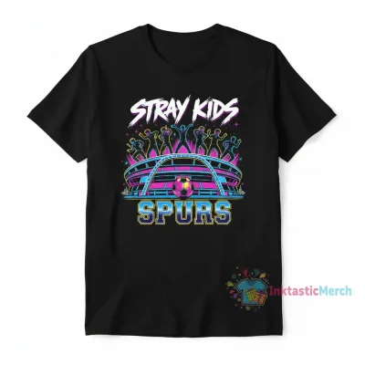 Stray Kids x Tottenham Hotspur Official Collaboration T-Shirt