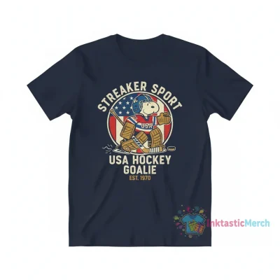Streaker Sport X Peanuts USA Hockey Snoopy Goalie Tee