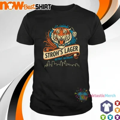 Stroh's Beer Detroit Michigan T-Shirt | Iconic Retro Apparel