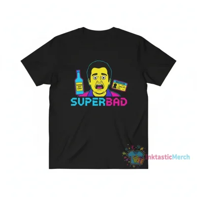 Superbad Jonah Hill Classic Film Men's Heavyweight T-Shirt - Black, Size S