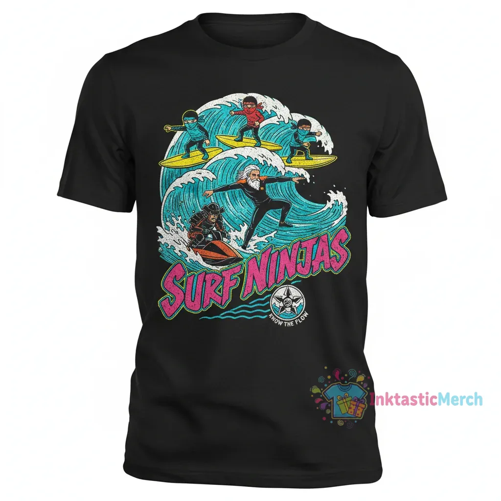Surf Ninjas - Movie Shirt - Vintage Shirt - Vintage Clothing - vintage t shirt Men's Classic T-shirt 1 Surf Ninjas - Movie Shirt - Vintage Shirt - Vintage Clothing - vintage t shirt Men's Classic T-shirt