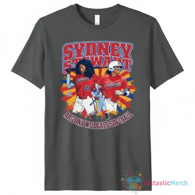 Sydney Stewart Arizona Wildcats Softball Player Collage T-Shirt