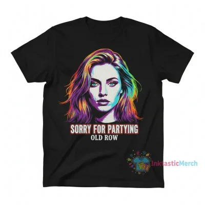 Sydney Sweeney 'The Stare' Sorry for Partying Old Row Tee