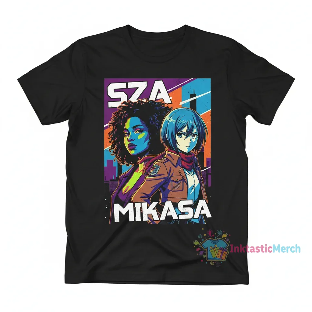 SZA x Mikasa Anime Photo Tee 1 SZA x Mikasa Anime Photo Tee