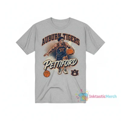 Tahaad Pettiford Auburn Tigers Men's Basketball Graphic Vintage T-Shirt