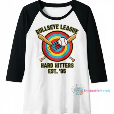 TARGET Baseball Tee - Men's S White/Black